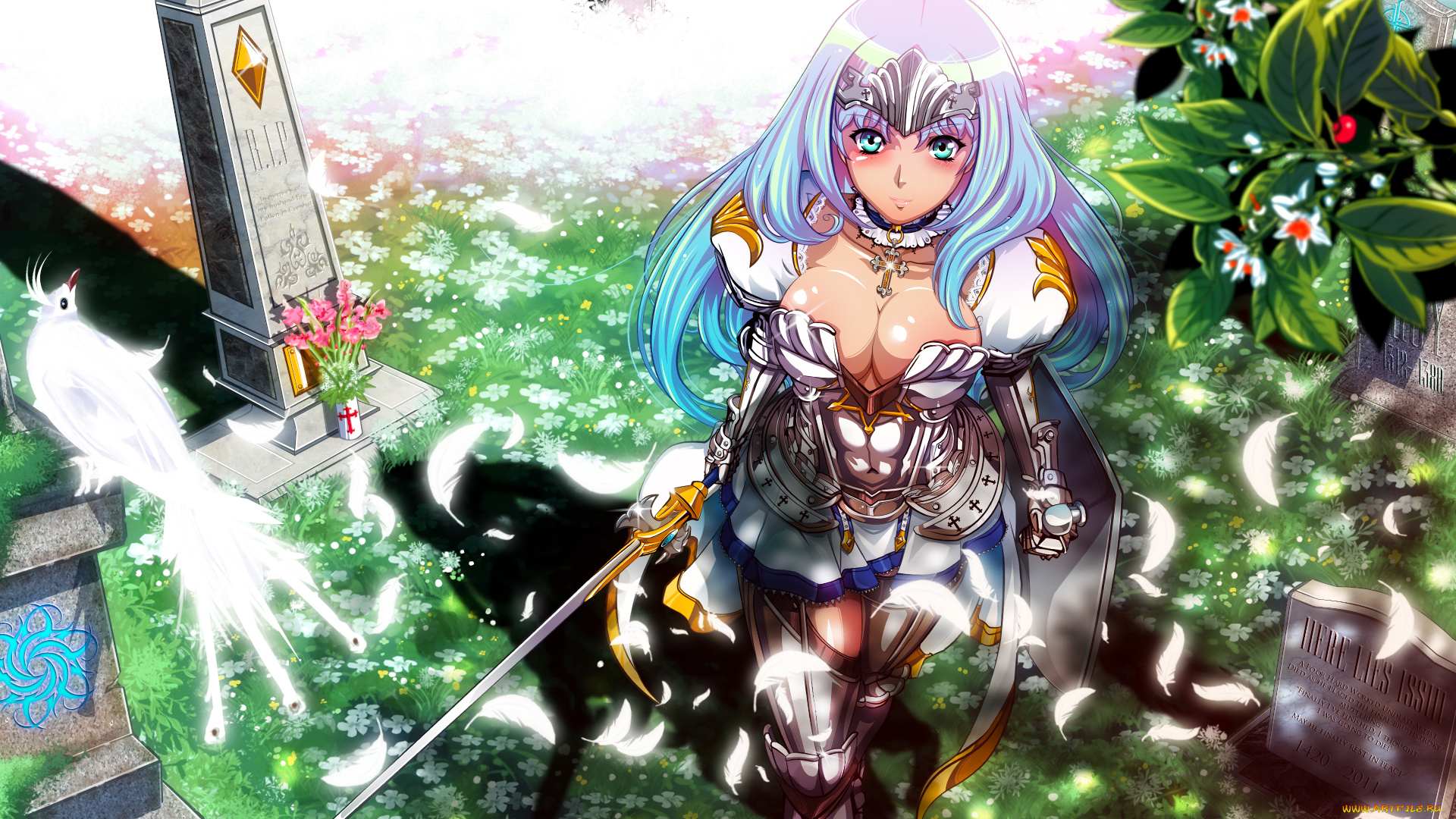 аниме, queen`s, blade