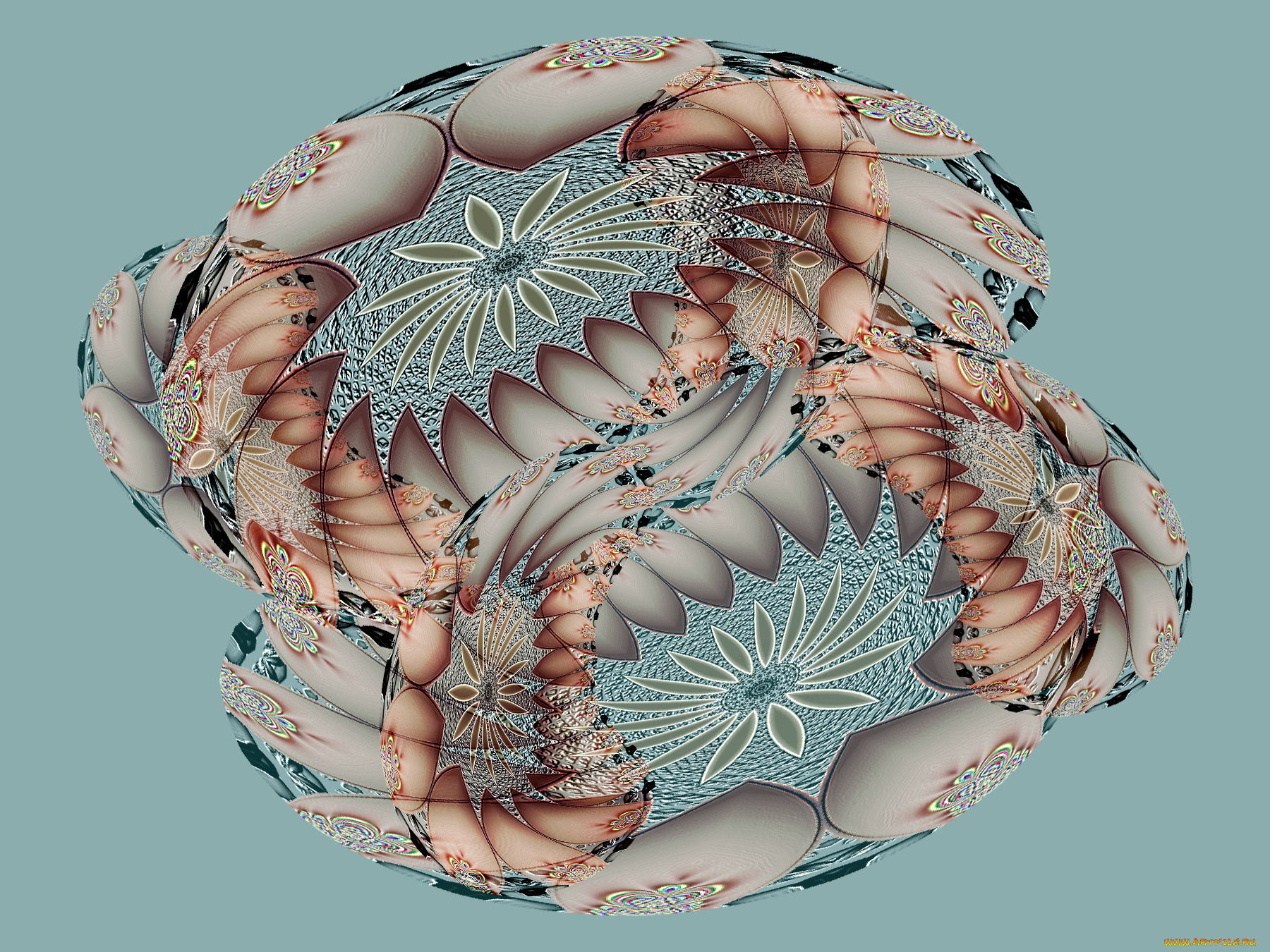 3д, графика, fractal, фракталы, цвета, узор, фон