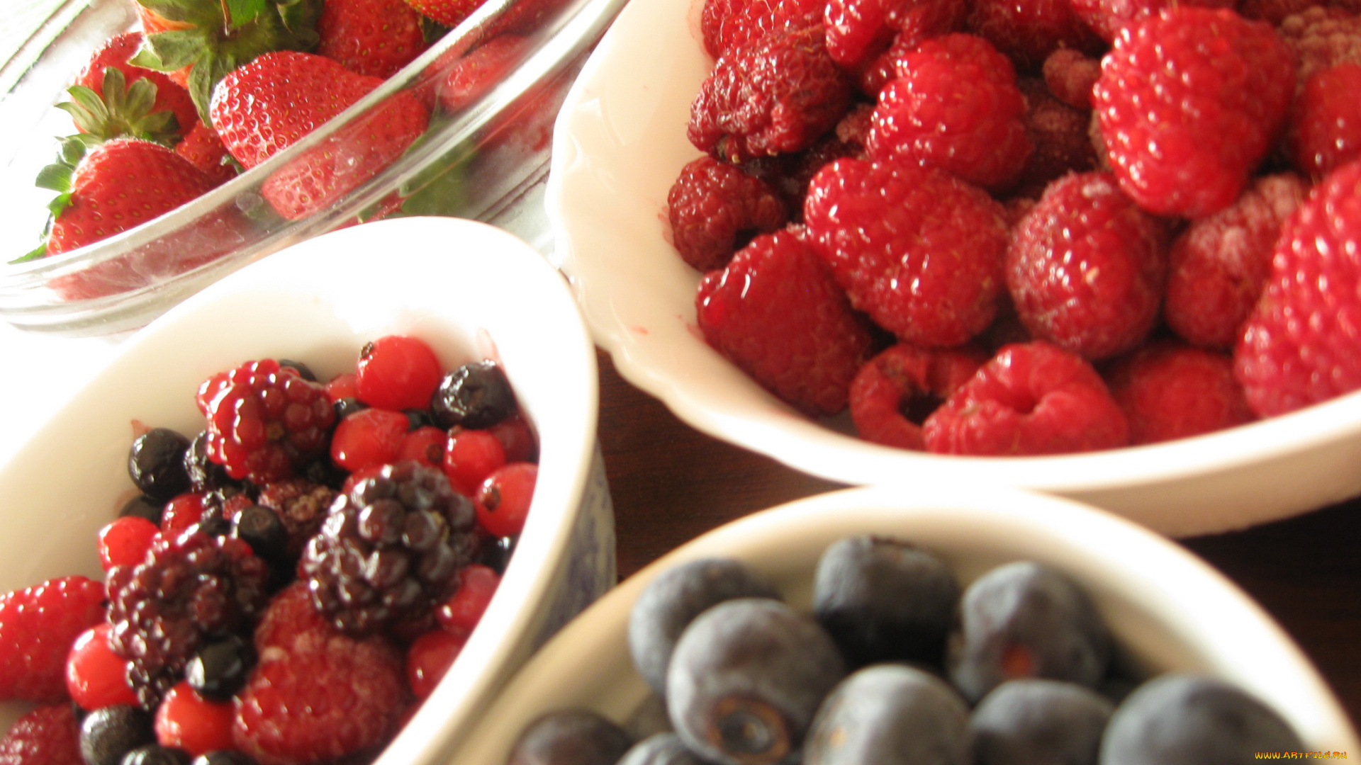 автор, varvarra, еда, фрукты, ягоды, клубника, голубика, малина, ежевика