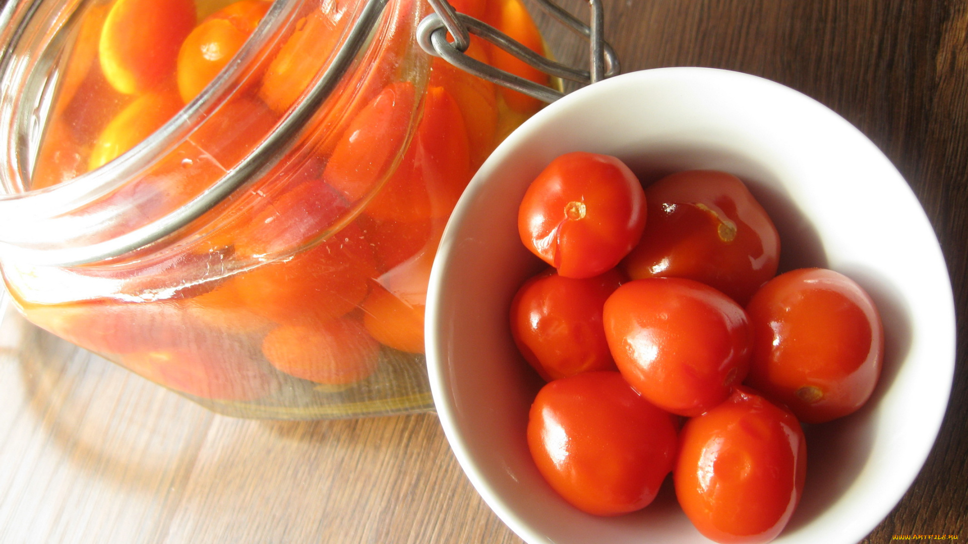 автор, varvarra, еда, помидоры, тарелка, банка, маринад, томаты