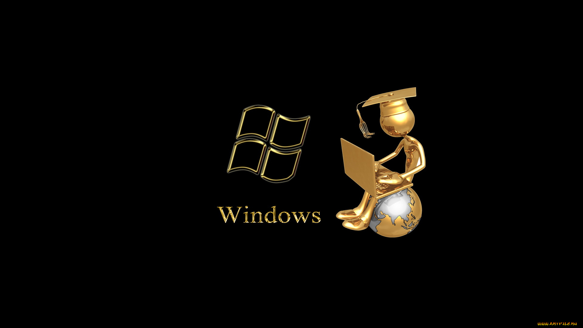 компьютеры, windows, xp, логотип