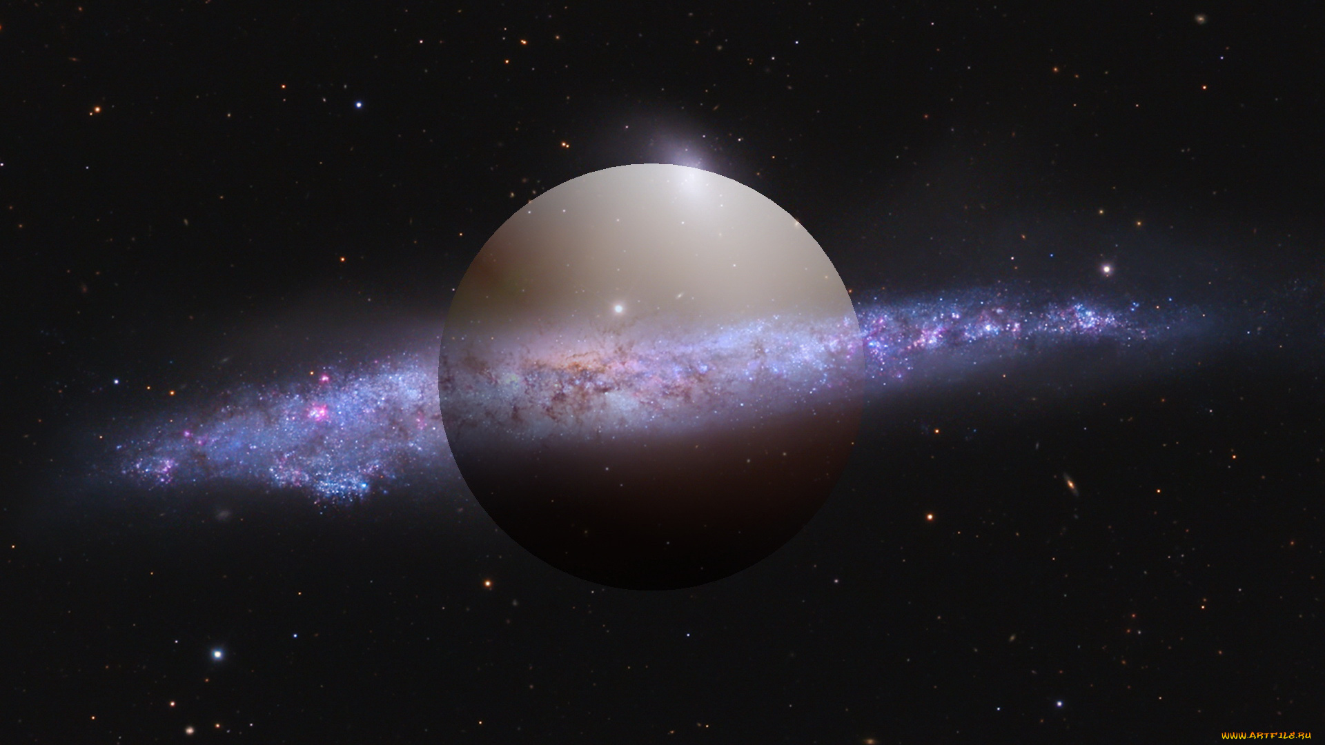 космос, арт, планета