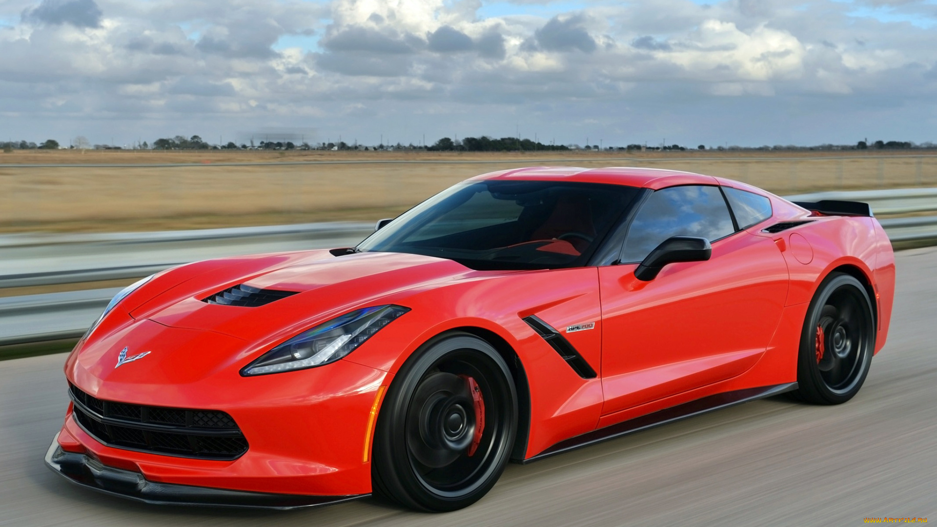 автомобили, corvette, hennessey, красный, 2014, stingray, hpe700, twin, turbo, c7