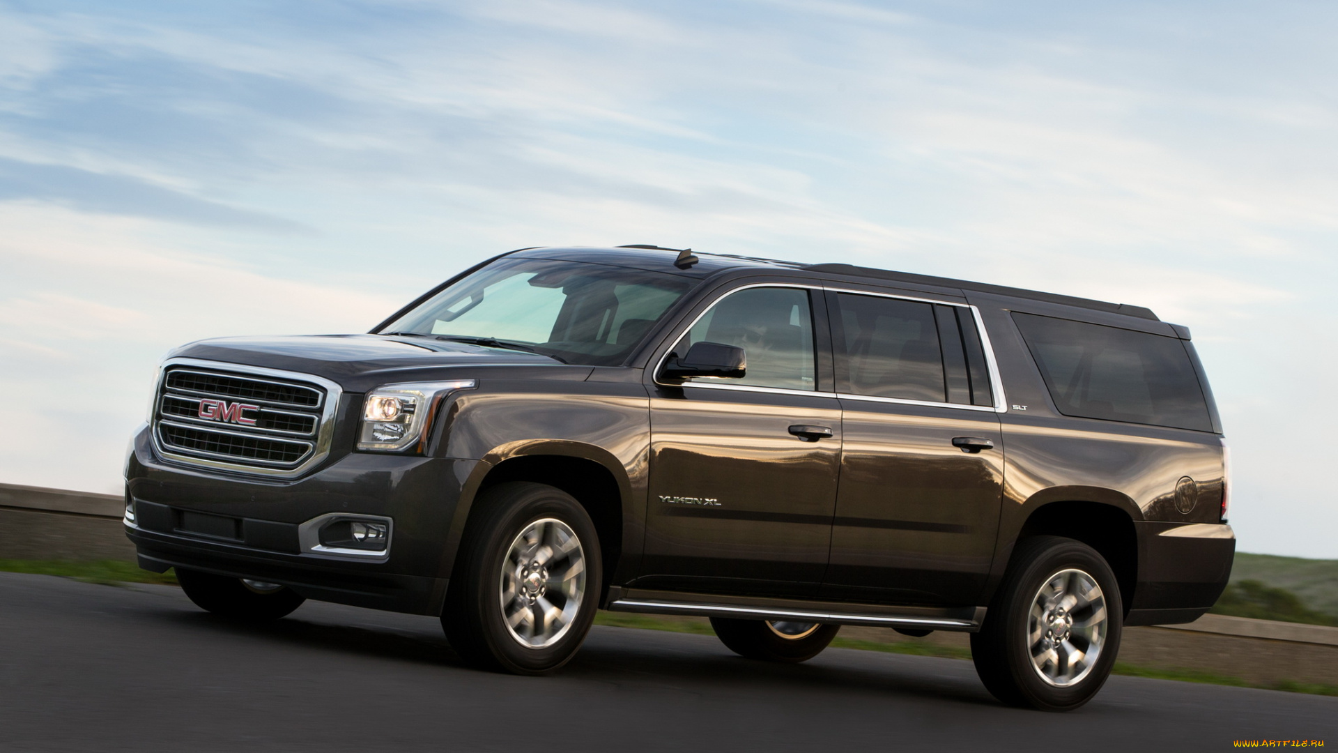 автомобили, gm-gmc, 2014, xl, yukon, gmc, темный