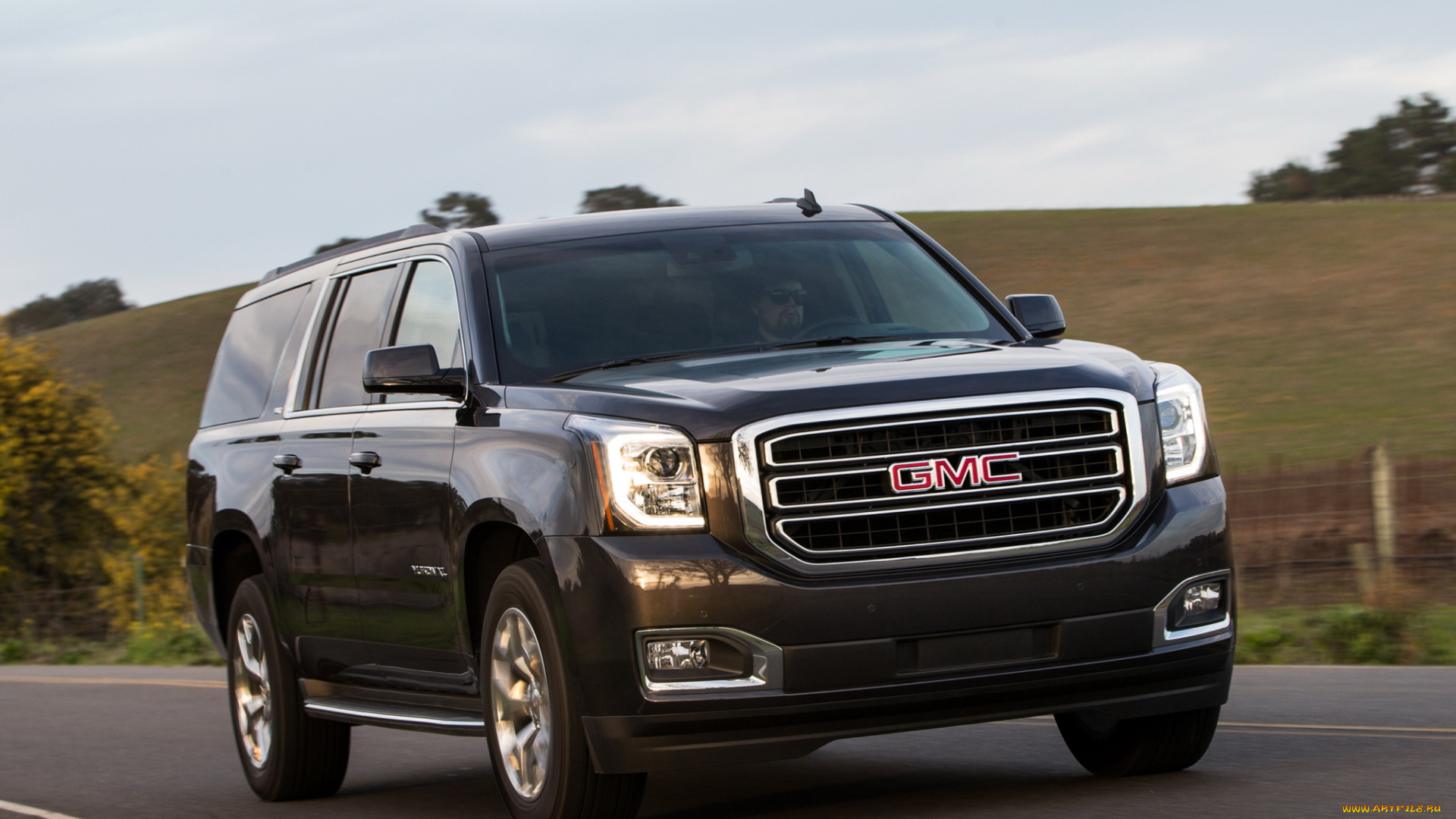автомобили, gm-gmc, 2014, xl, yukon, темный, gmc