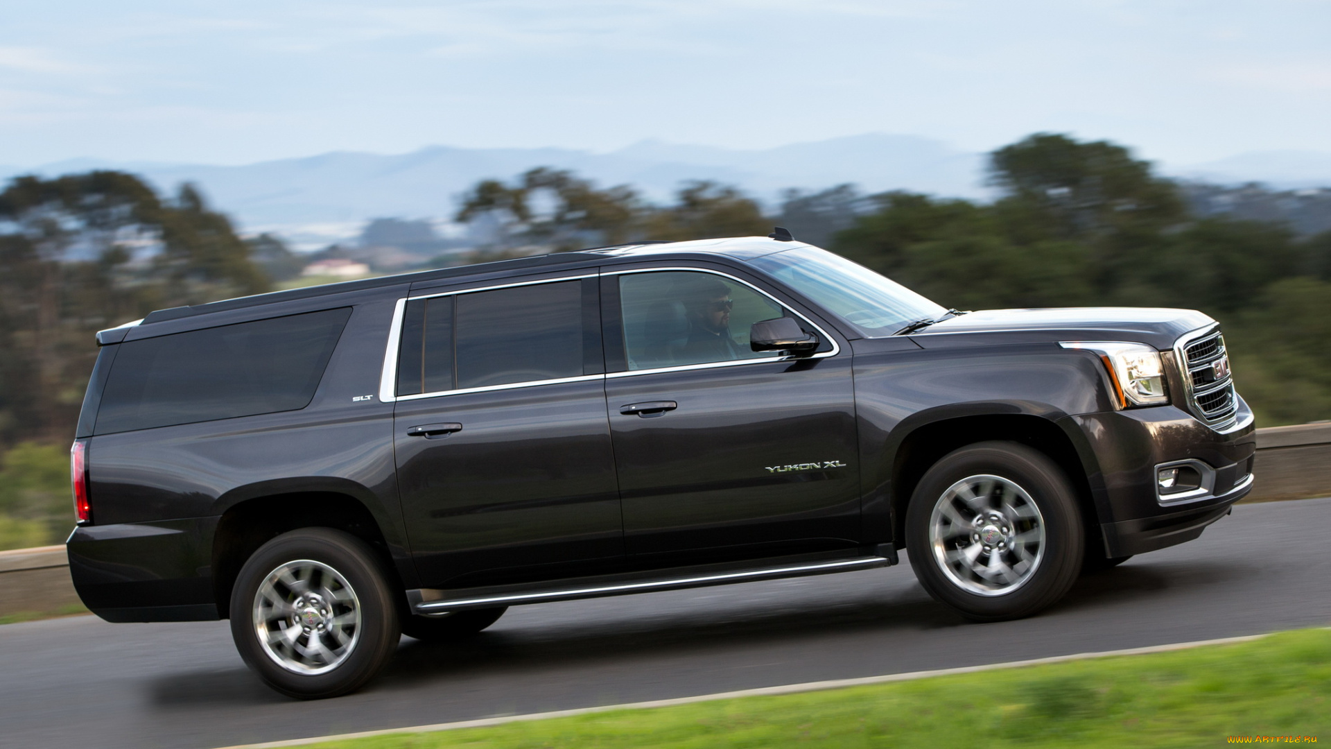 автомобили, gm-gmc, gmc, 2014, темный, xl, yukon