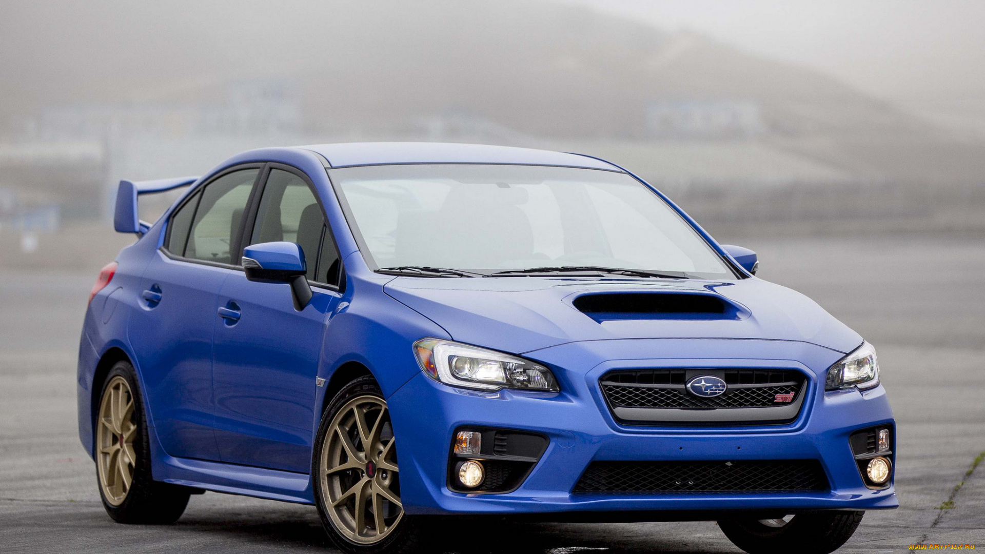 автомобили, subaru, 2014, sti, wrx, синий