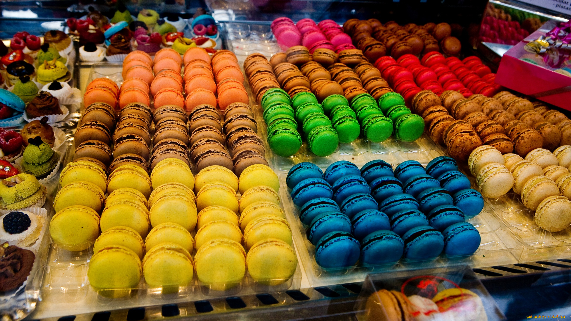 еда, -, макаруны, печенье