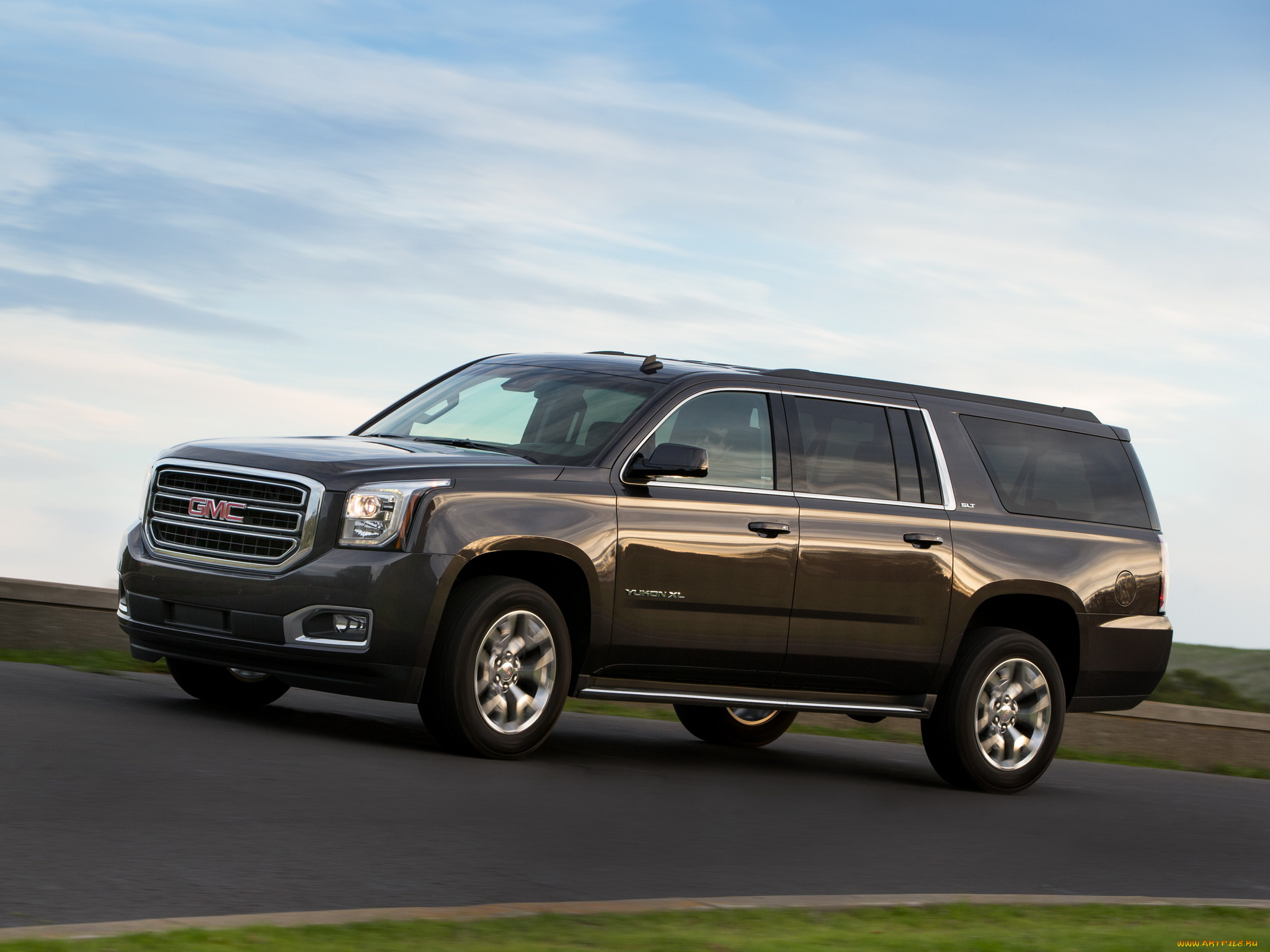 автомобили, gm-gmc, 2014, xl, yukon, gmc, темный