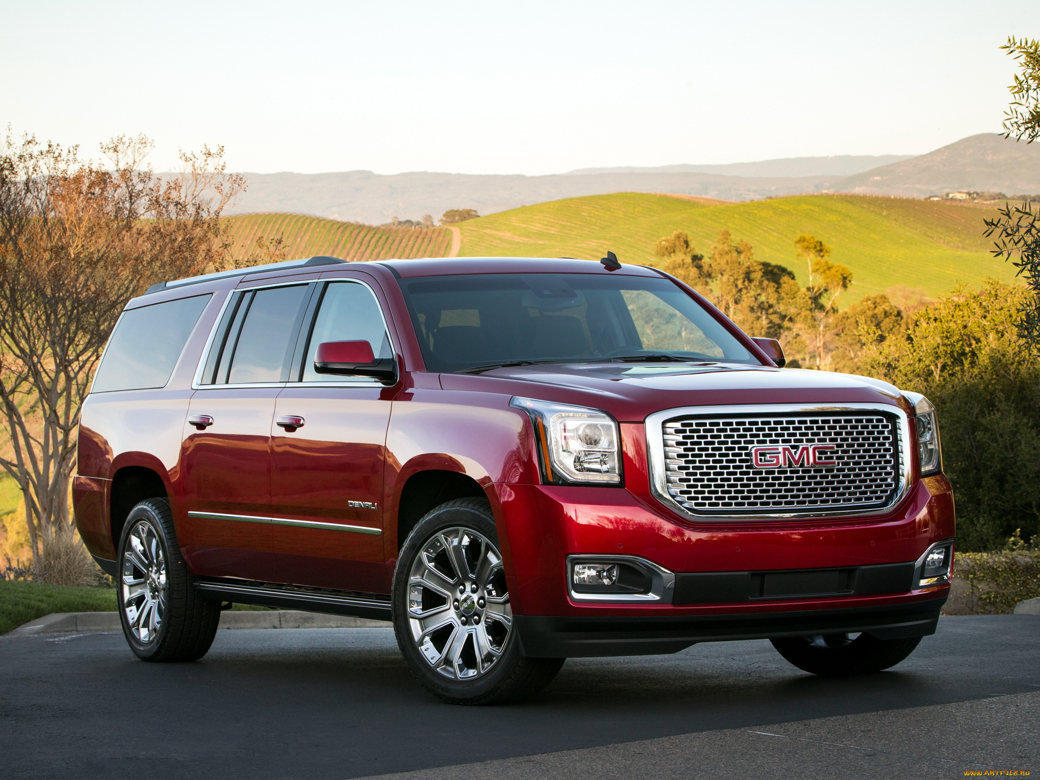 автомобили, gm-gmc, красный, 2014, denali, xl, yukon, gmc