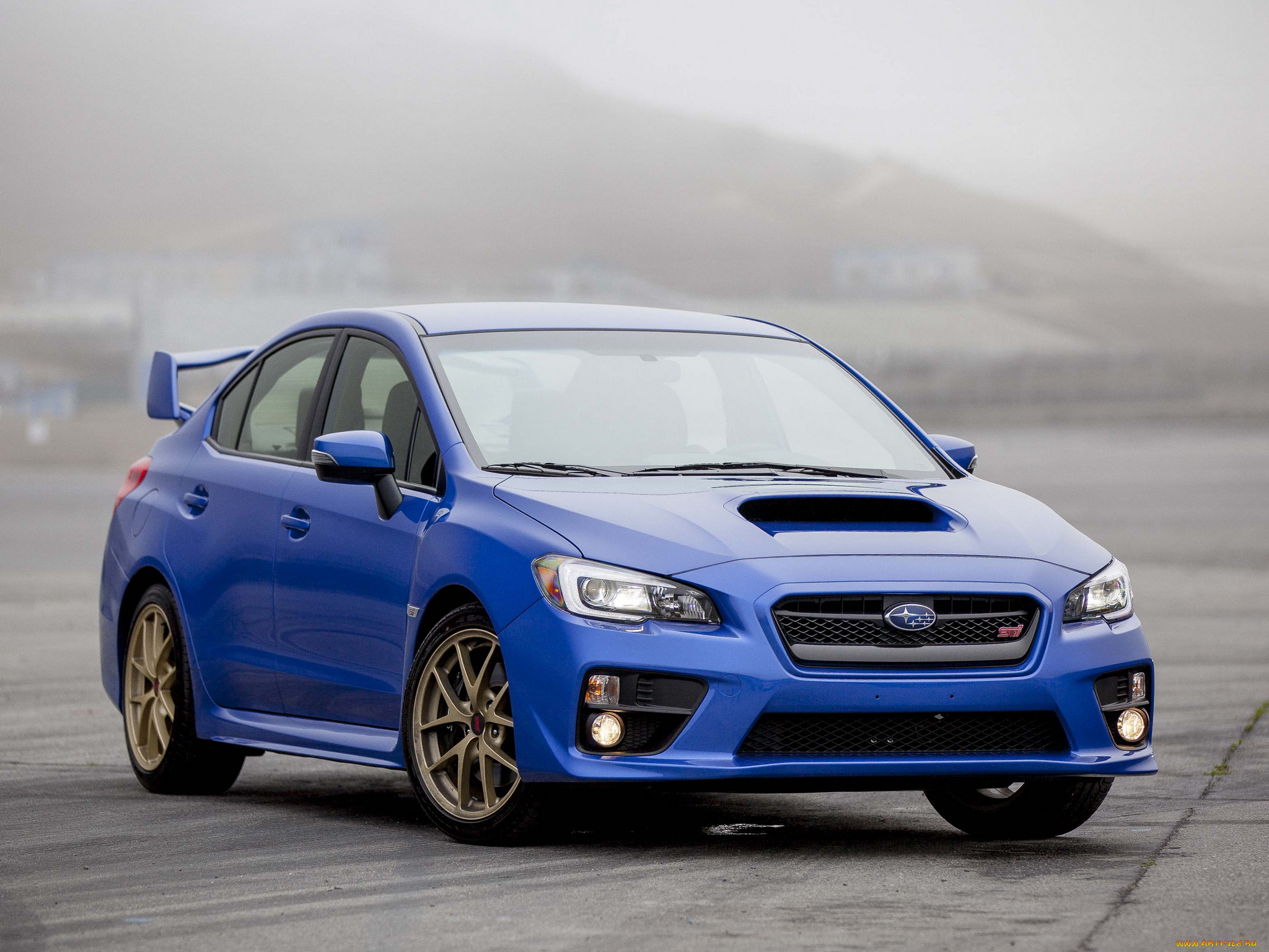 автомобили, subaru, 2014, sti, wrx, синий