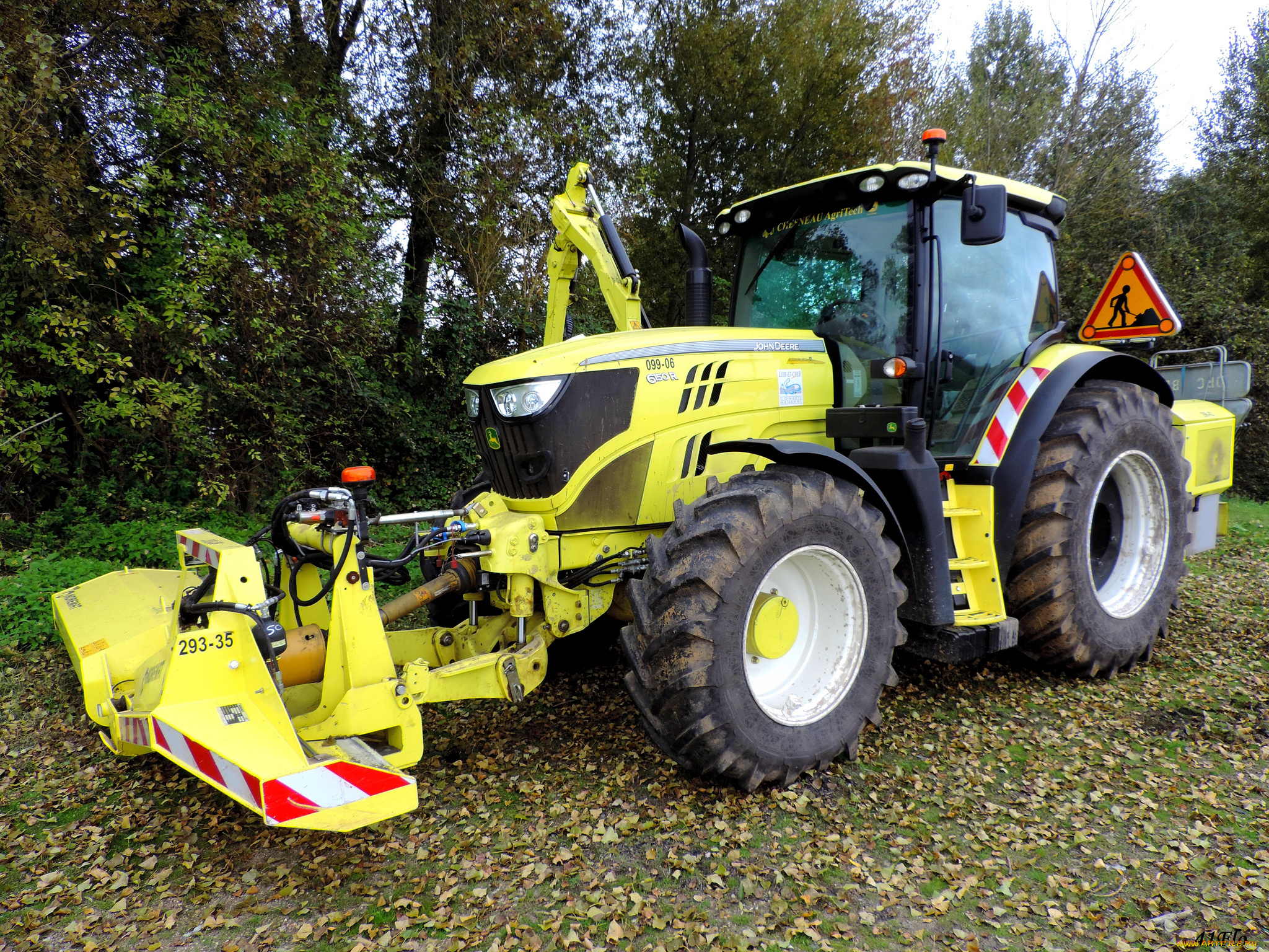 john, deere, 6150r, техника, тракторы, трактор, колесный, универсальный