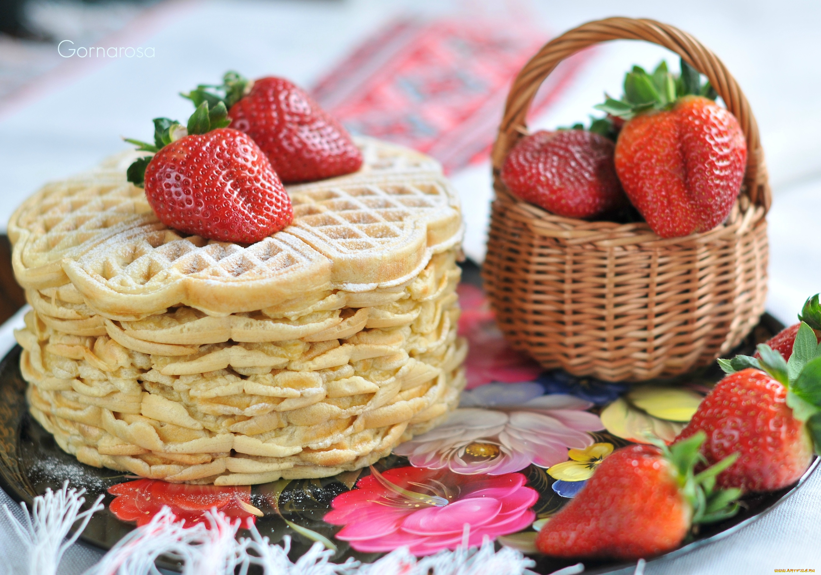 еда, блины, , оладьи, клубника, блины-вафли