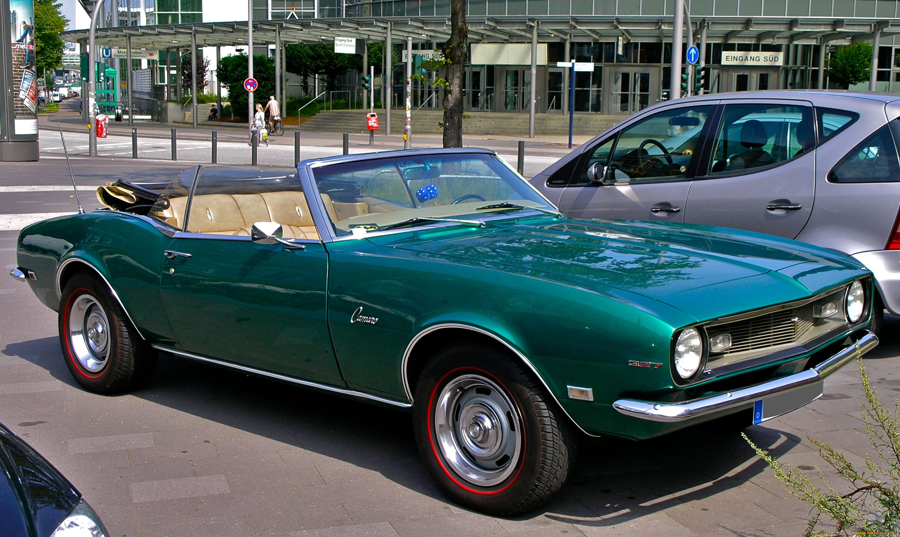 автомобили, выставки, и, уличные, фото, convertible, 327, camaro, chevy