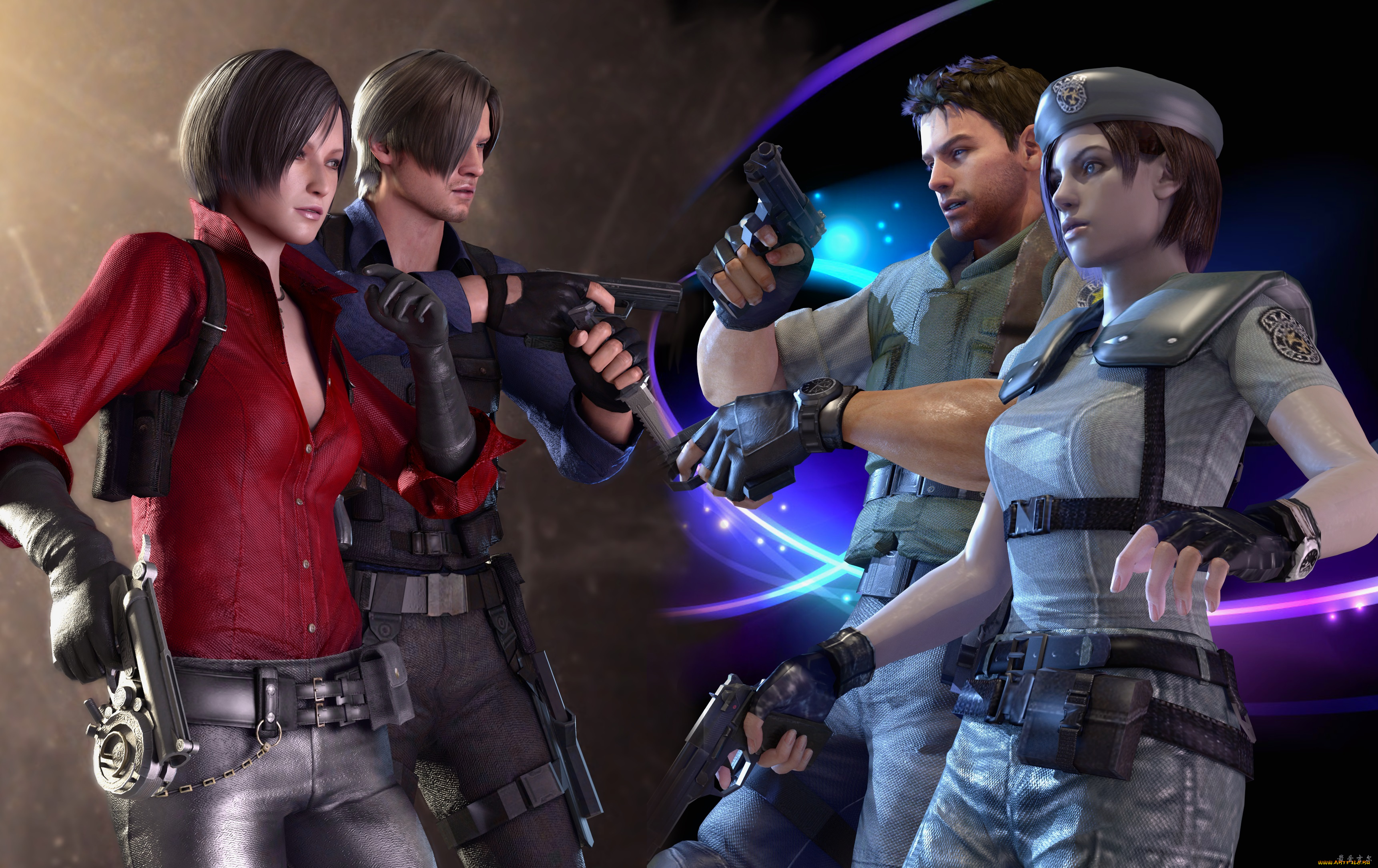 3д, графика, fantasy, , фантазия, оружие, люди