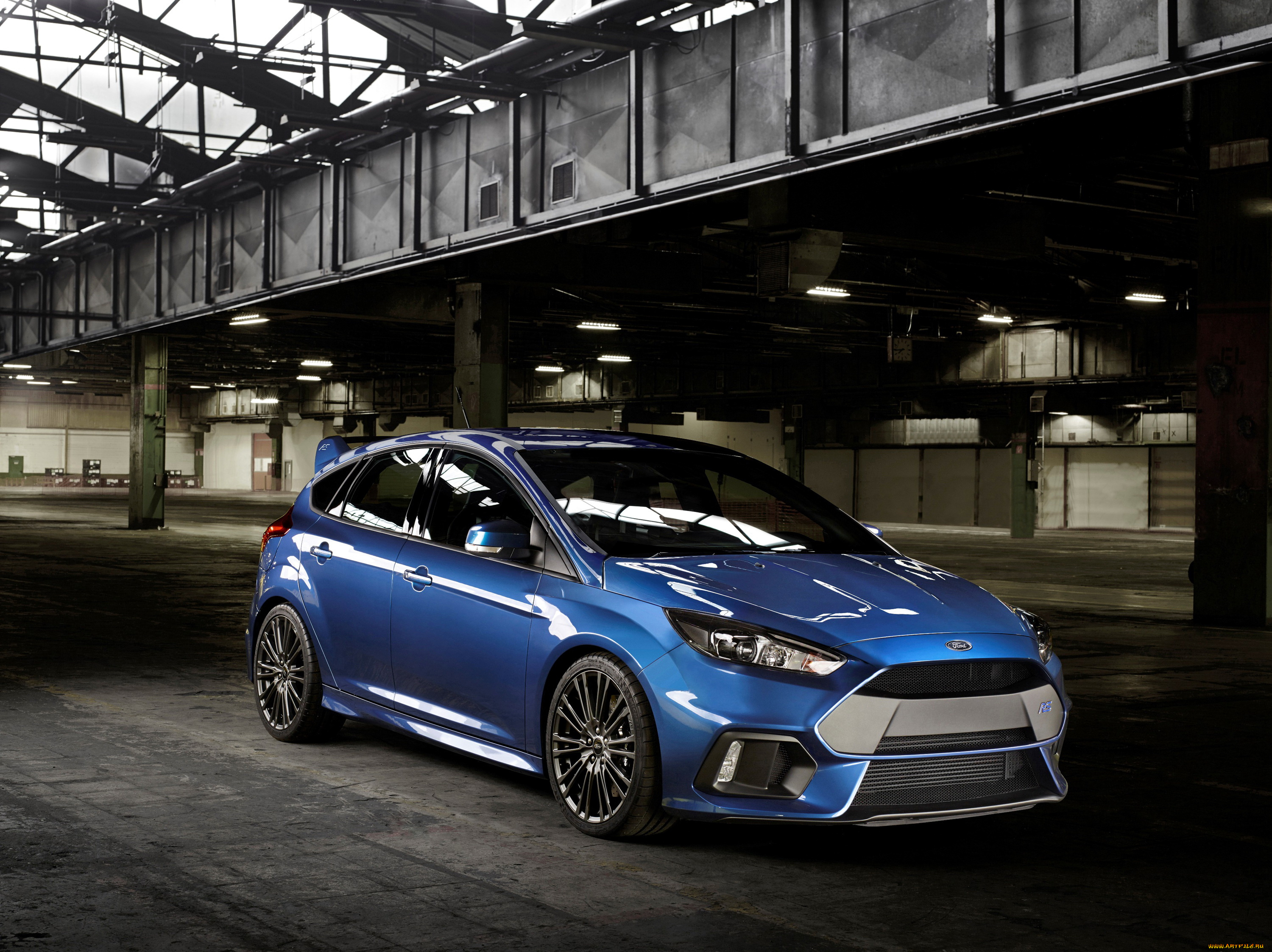 2015, ford, focus, rs, автомобили, ford, focus, металлик, голубой