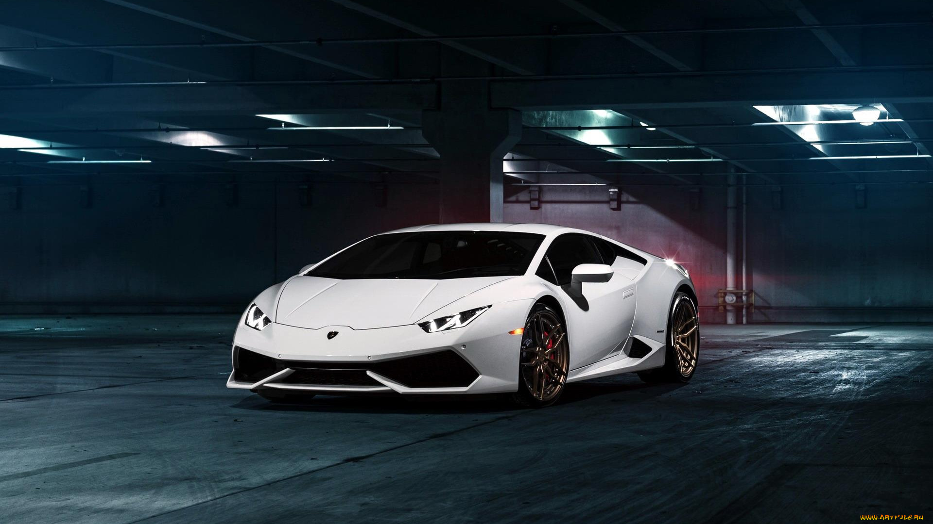 автомобили, lamborghini, ламборгини, белый, парковка