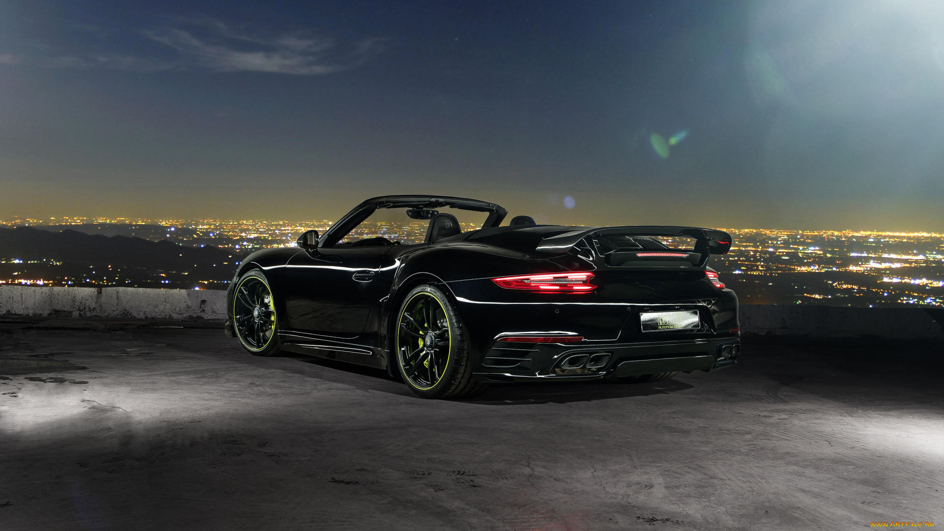 автомобили, porsche, 2016г, cabriolet, 991, turbo, 911, techart