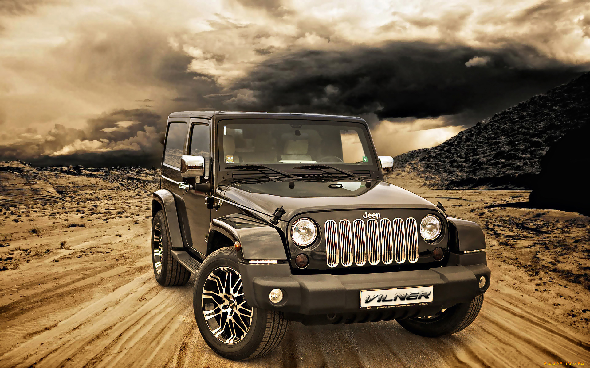 2012, jeep, wrangler, vilner, concept, автомобили, jeep, природа, внедорожник, джип, concept, vilner, дорога, небо, тучи, car, 2012, wrangler