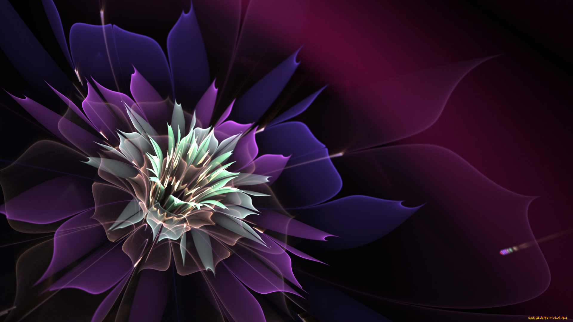 3д, графика, цветы, , flowers, зима, снег, парк, скамья