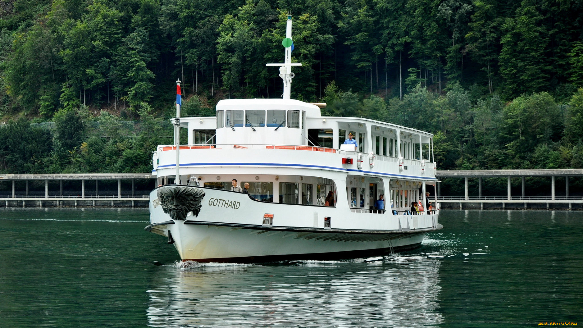 корабли, теплоходы, теплоход, река