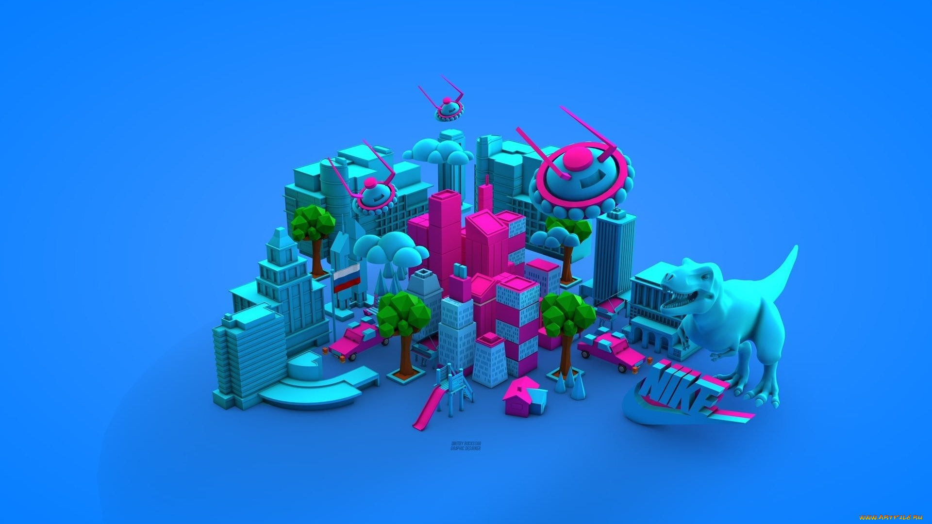 векторная, графика, графика, , graphics, дракон, цвета, фон, узор