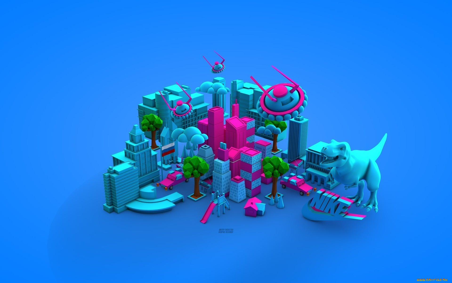 векторная, графика, графика, , graphics, дракон, цвета, фон, узор