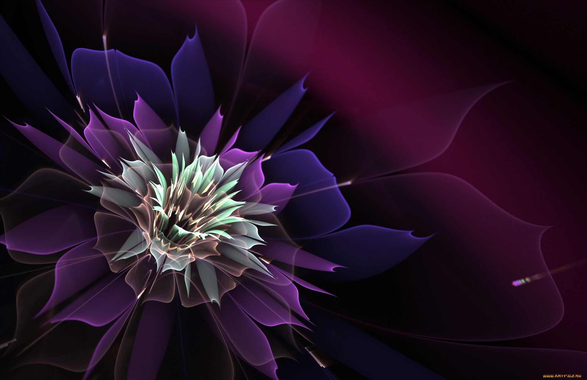 3д, графика, цветы, , flowers, зима, снег, парк, скамья