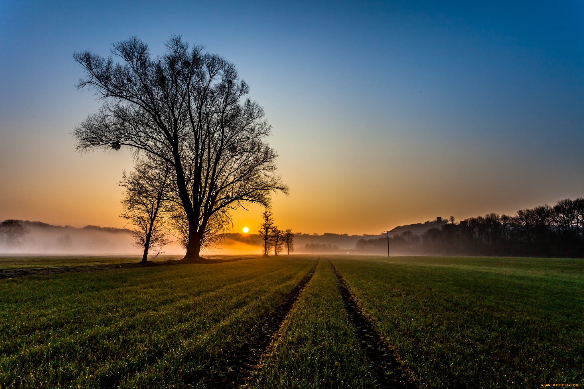 природа, восходы, закаты, рассвет