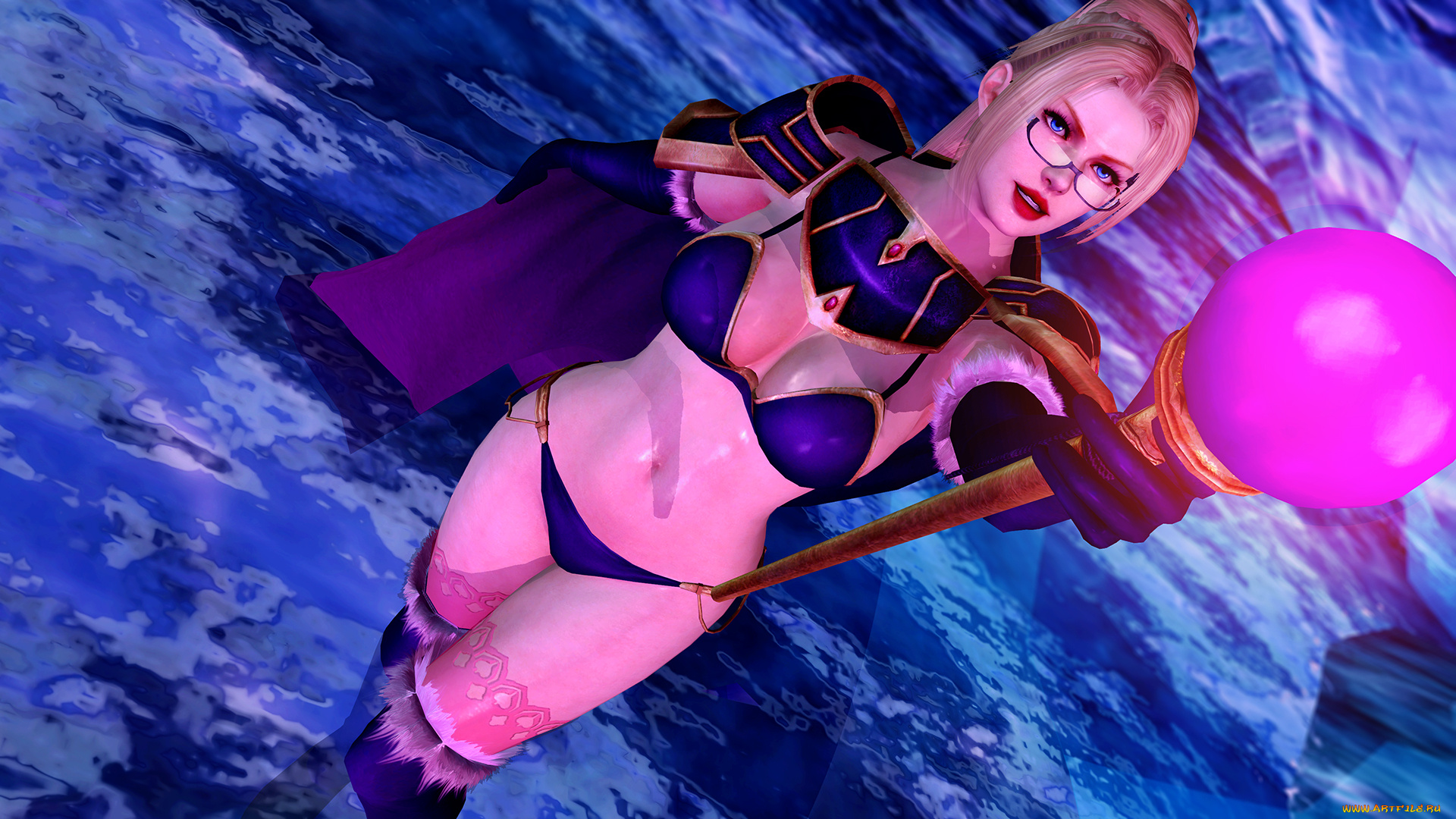 3д, графика, фантазия, , fantasy, девушка, взгляд, фон