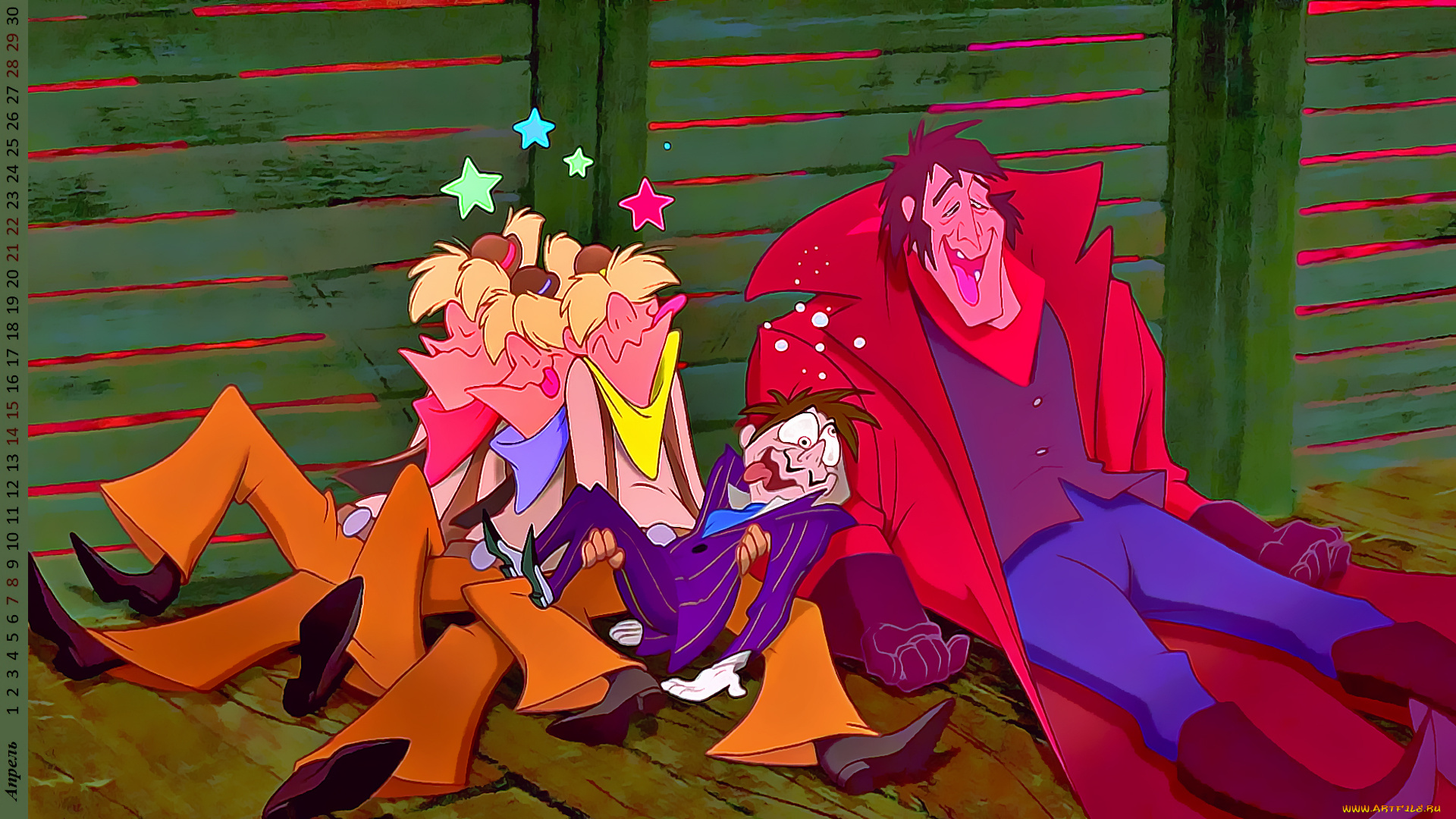 календари, кино, , мультфильмы, мужчина, бандит