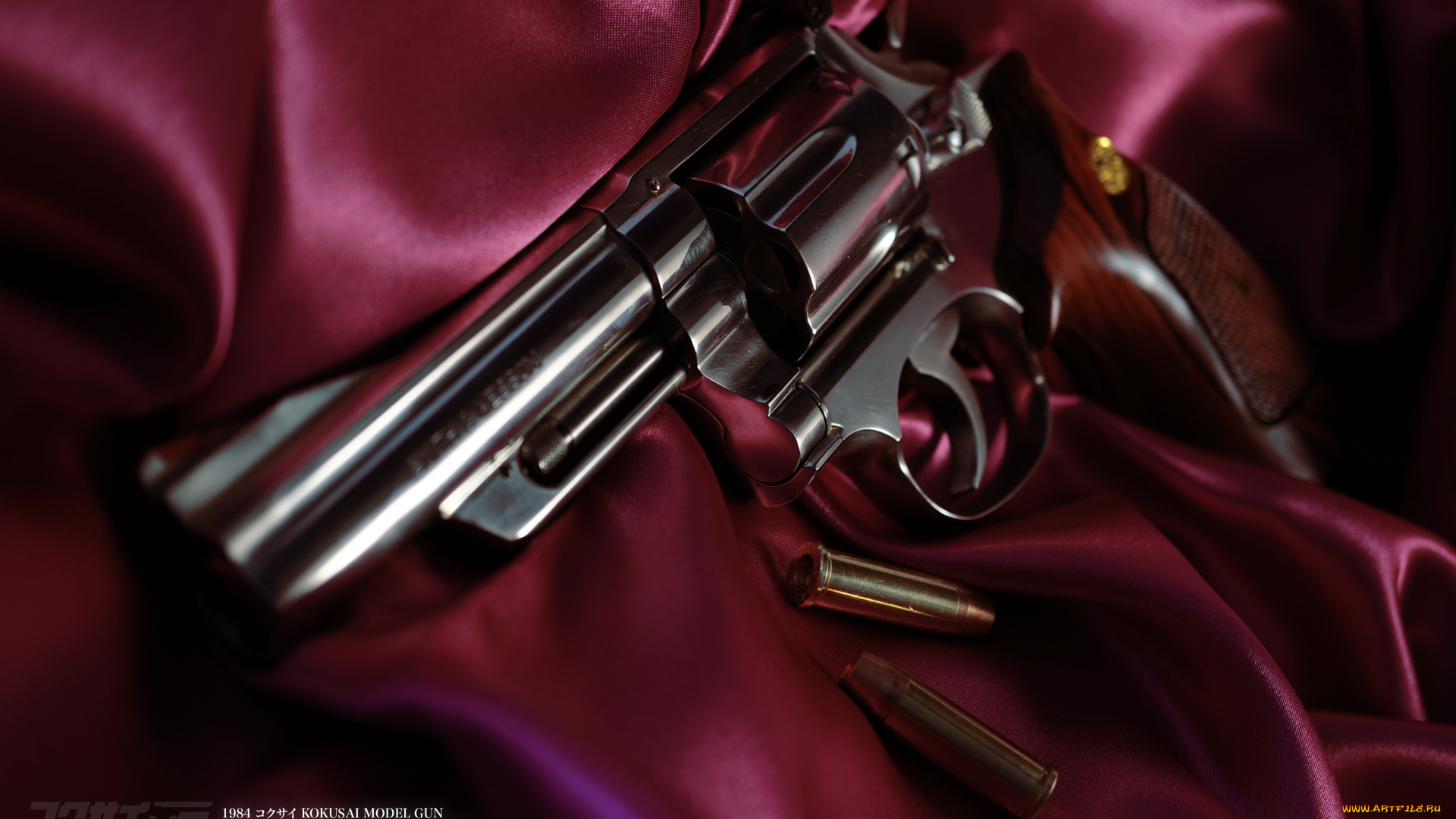 оружие, револьверы, фон, револьвер