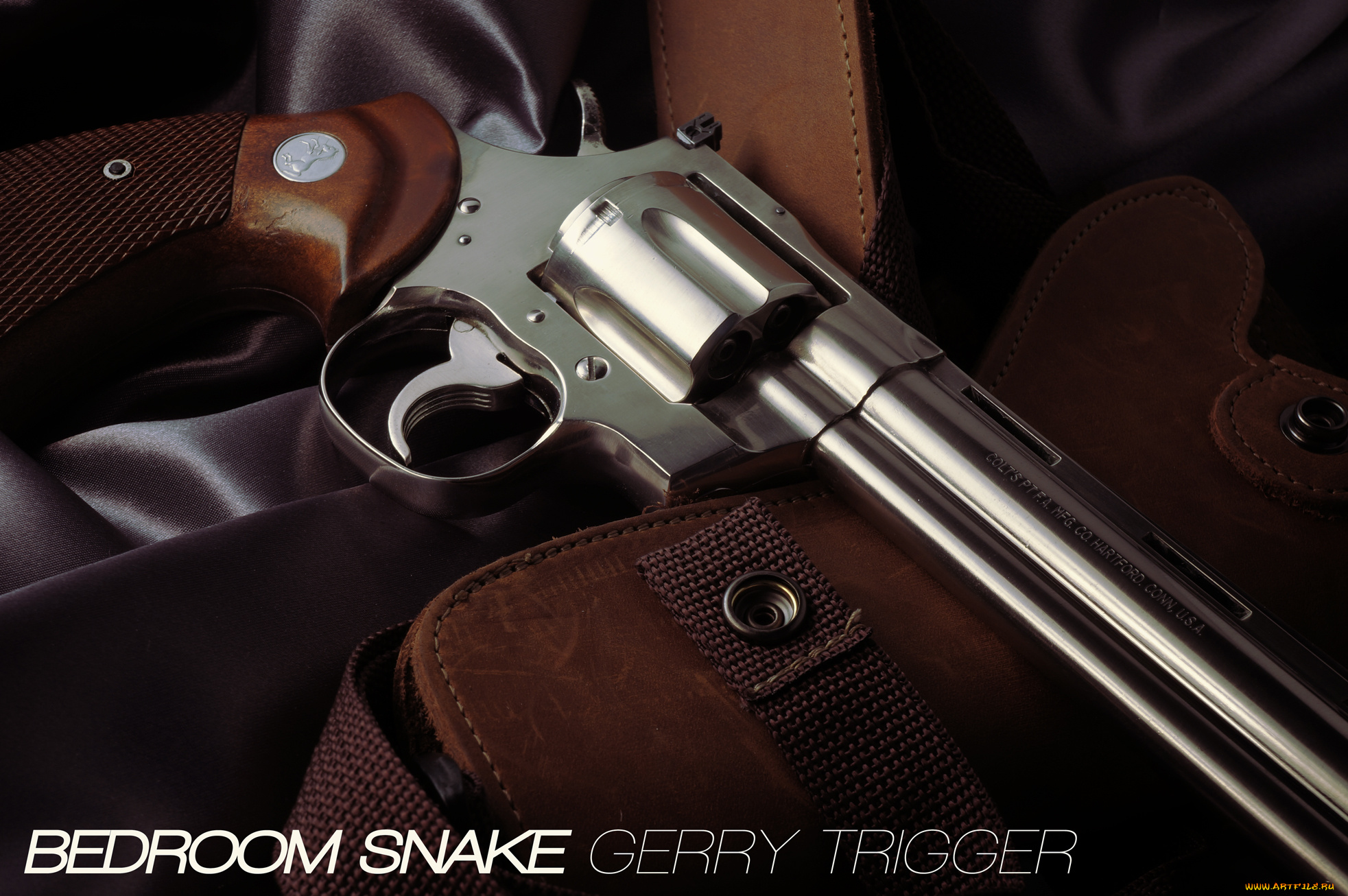 оружие, револьверы, фон, револьвер