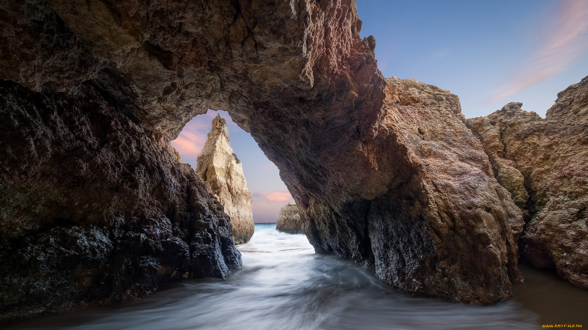 природа, побережье, простор