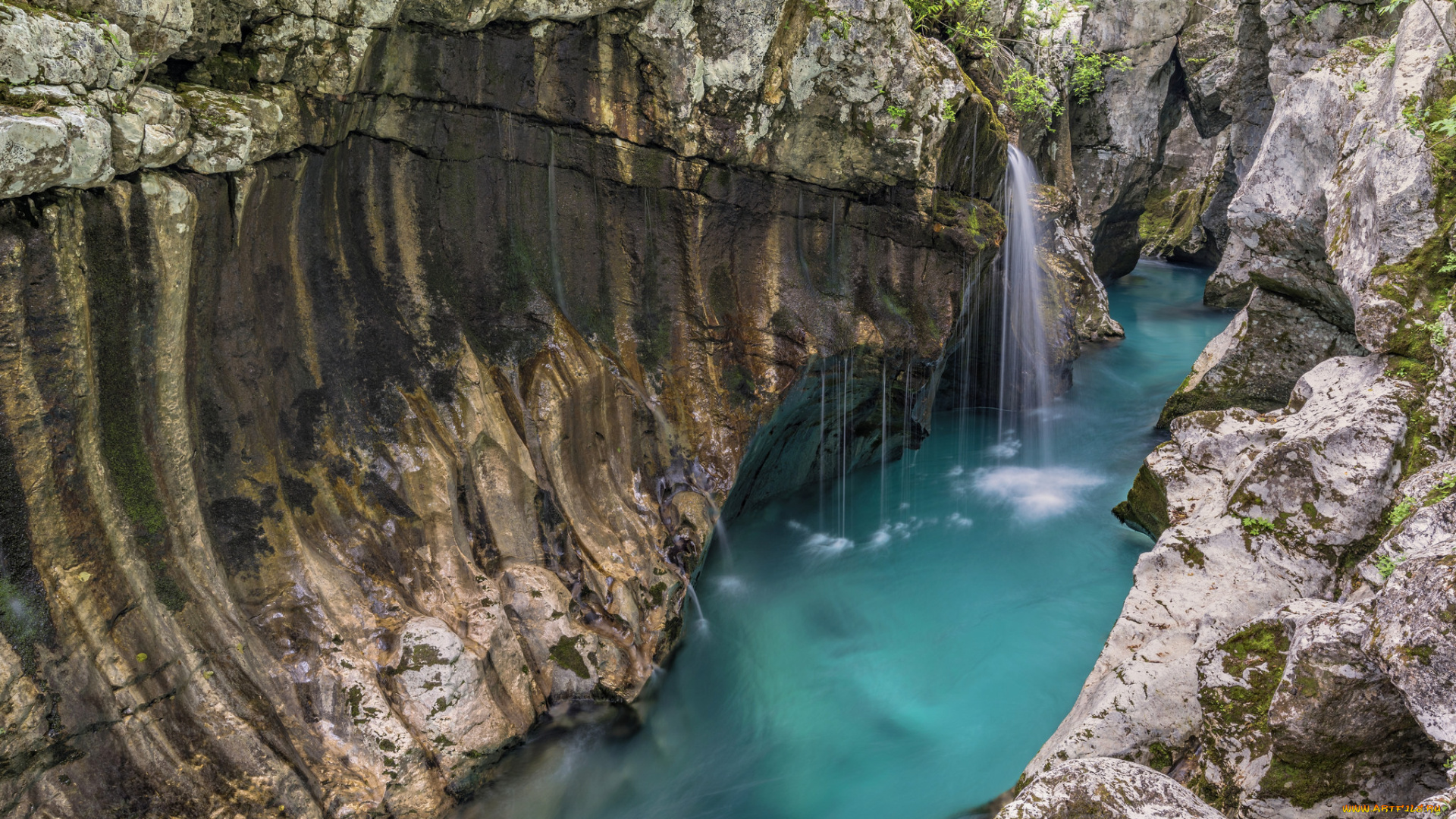 природа, водопады, простор