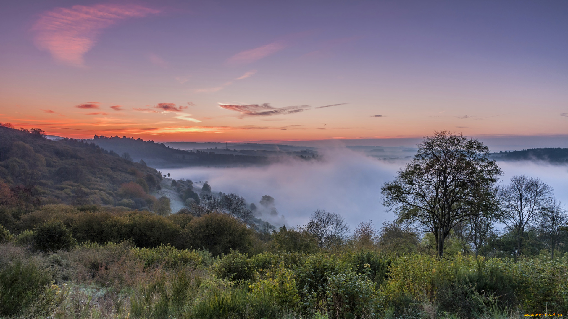 природа, восходы, закаты, простор