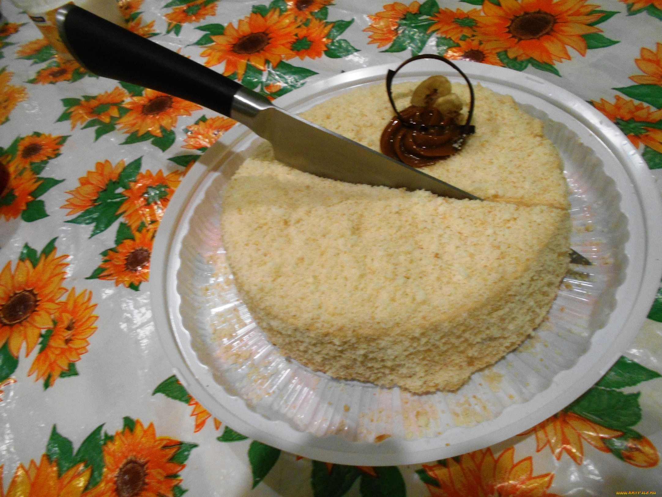 еда, торты, нож, торт