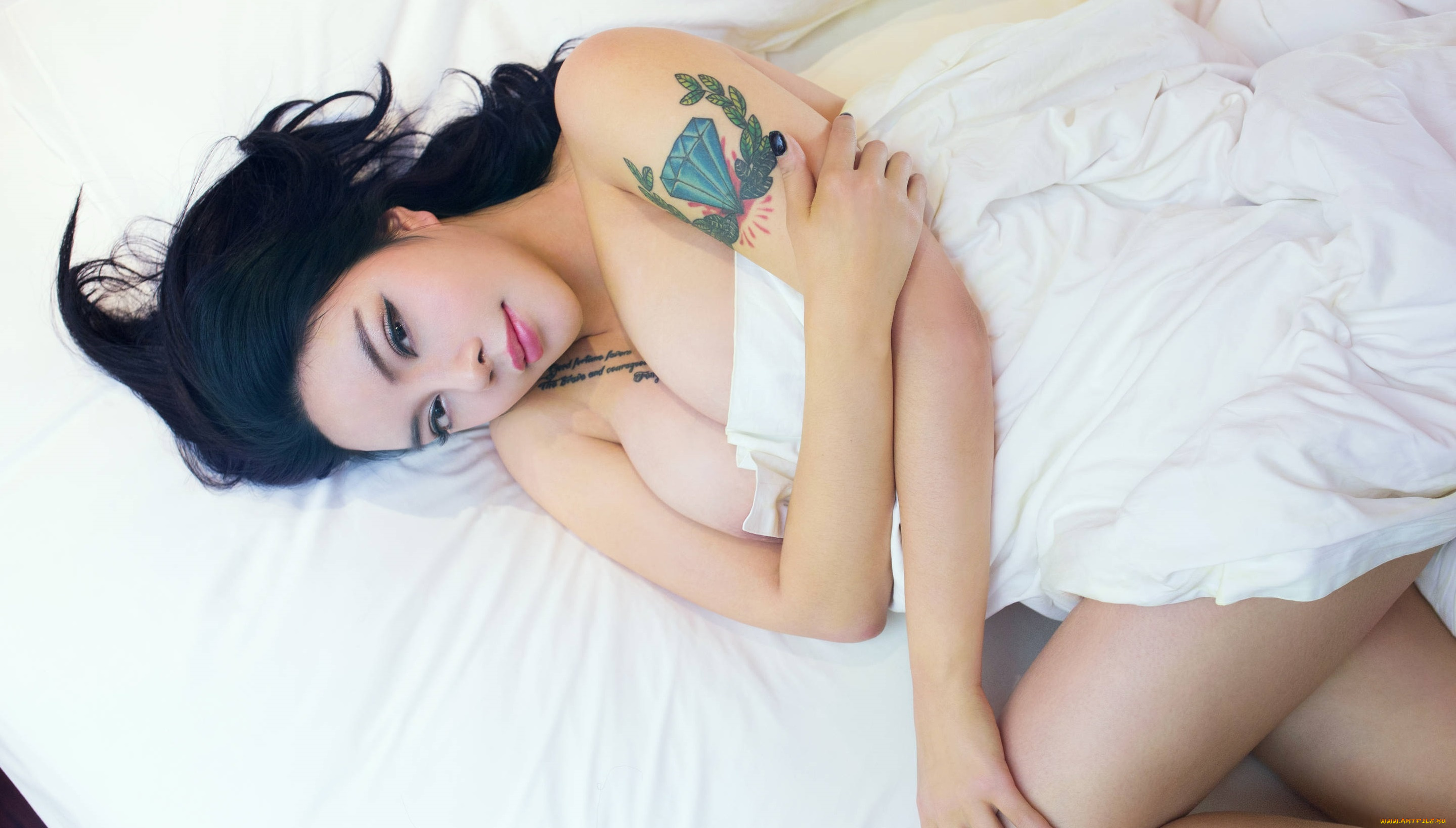 feng, yu, zhi, девушки, feng, yu, zhi, девушка, модель, азиатка, брюнетка, поза, красотка, макияж, флирт