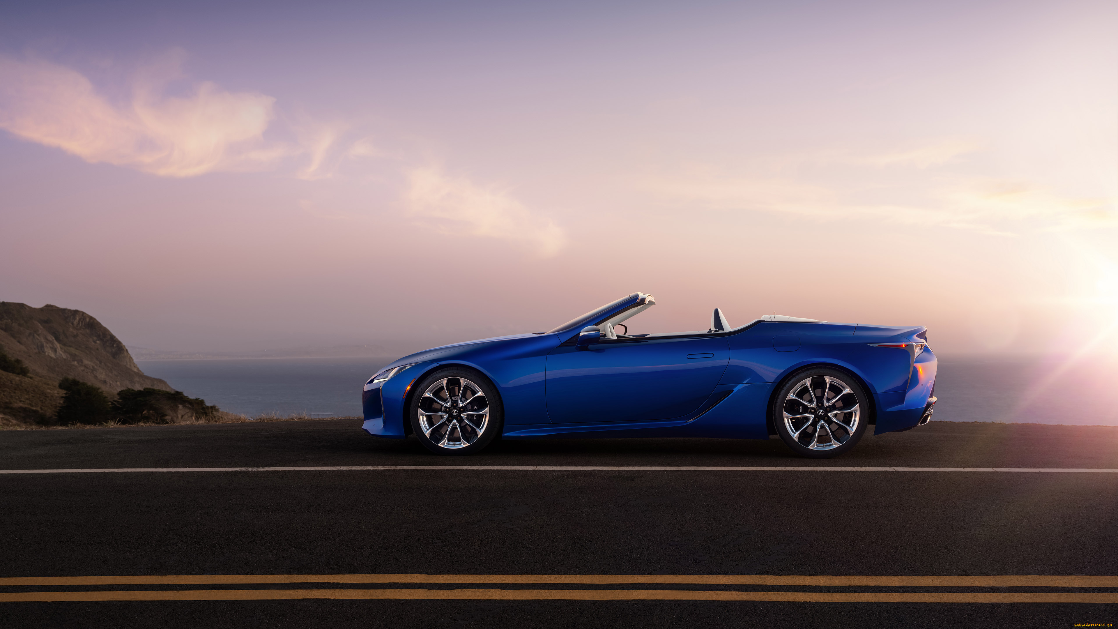 2021, lexus, lc, 500, convertible, автомобили, lexus, 2021, lc, 500, convertible, синий, кабриолет, профиль