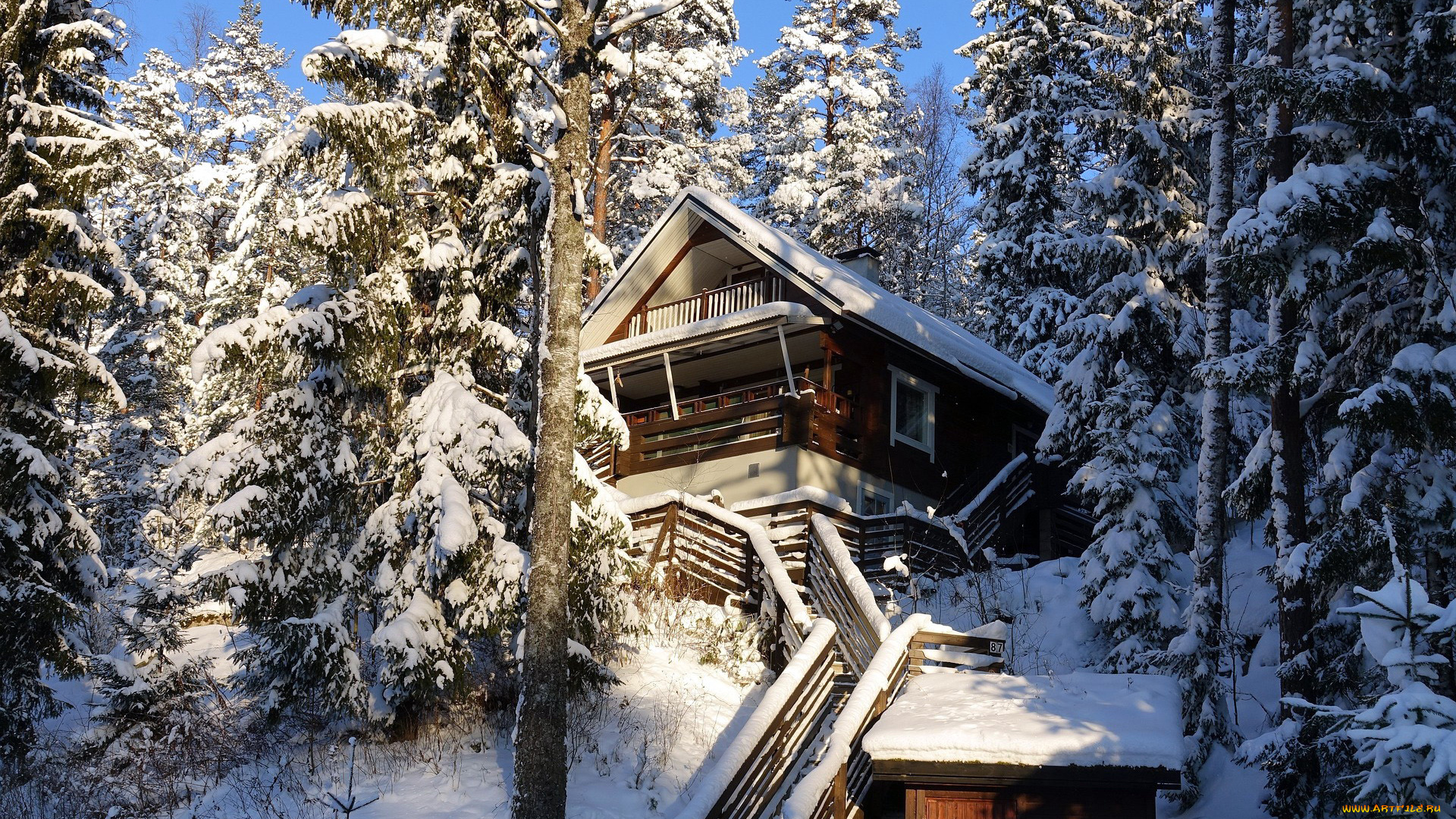 города, -, здания, , дома, зима, снег, сугробы, дом