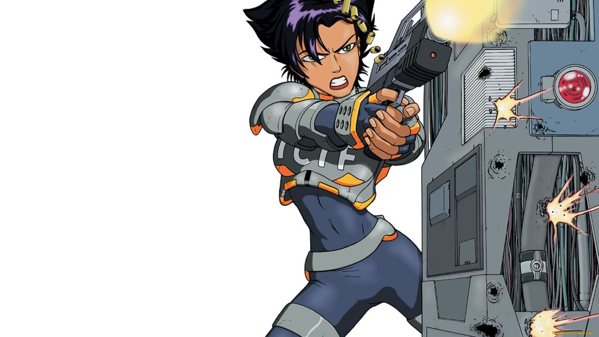 видео, игры, oni, они, девушка, оружие