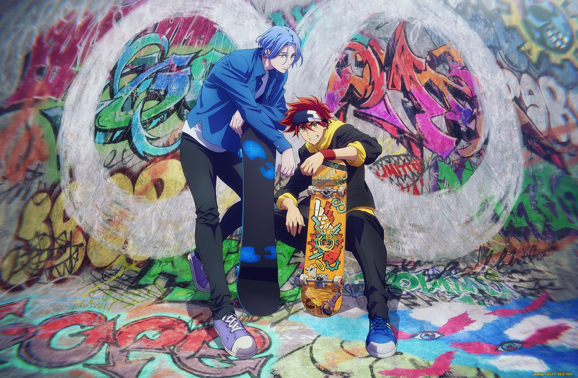 аниме, sk8, the, infinity, sk8, the, infinity