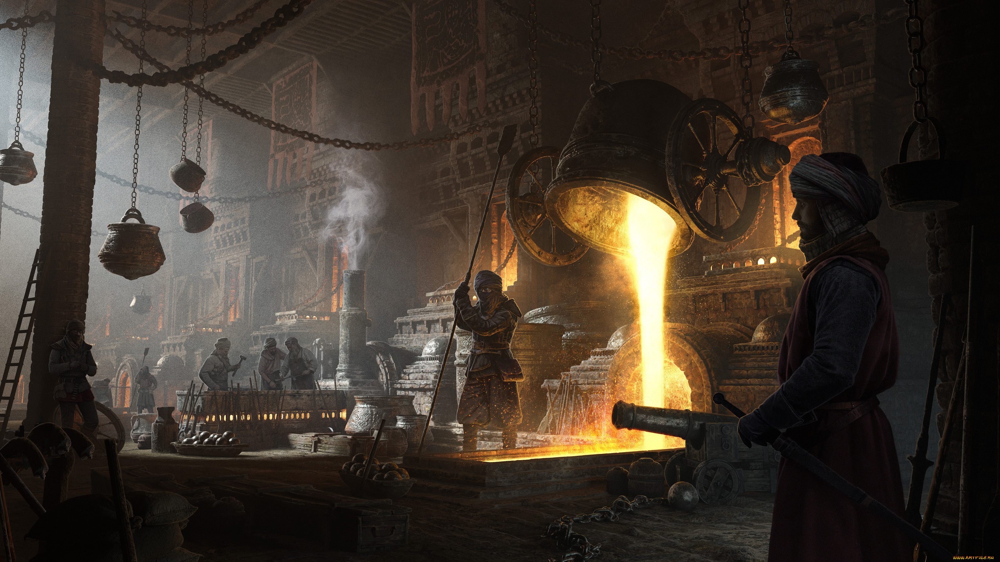 фэнтези, иные, миры, , иные, времена, сталевар, ядра, пушки