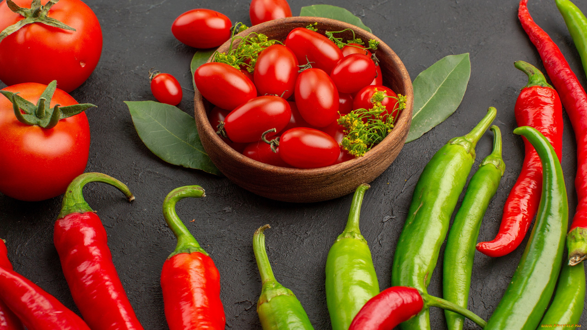 еда, овощи, помидоры, перец, красный, зеленый, стручки