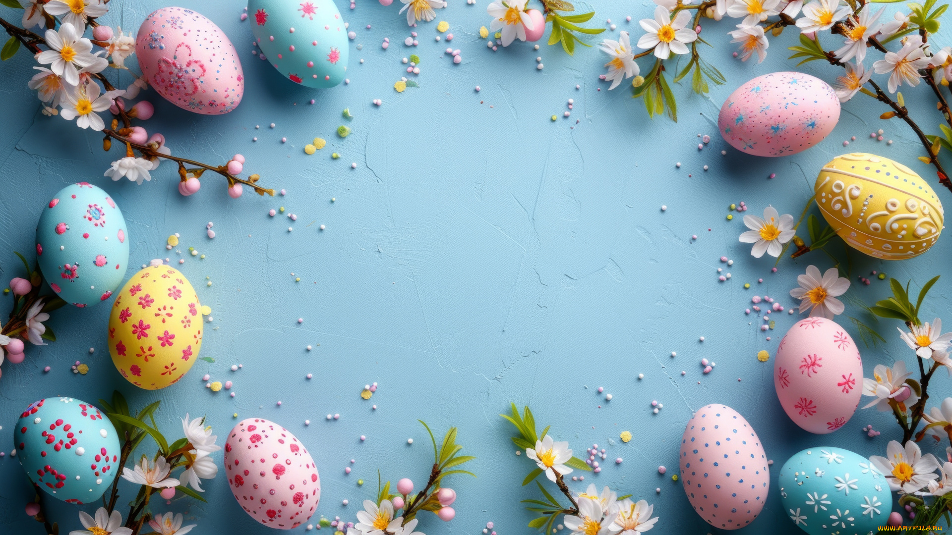 праздничные, пасха, яйца
