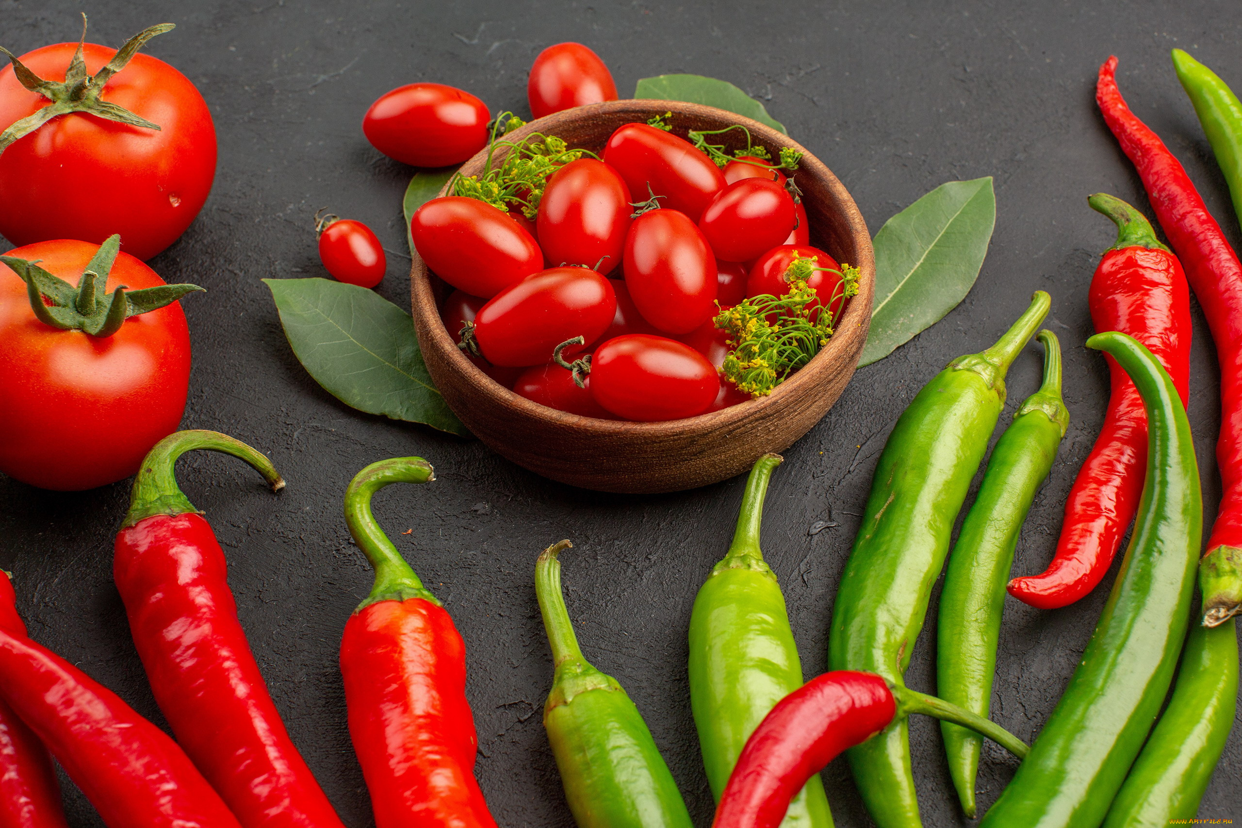 еда, овощи, помидоры, перец, красный, зеленый, стручки