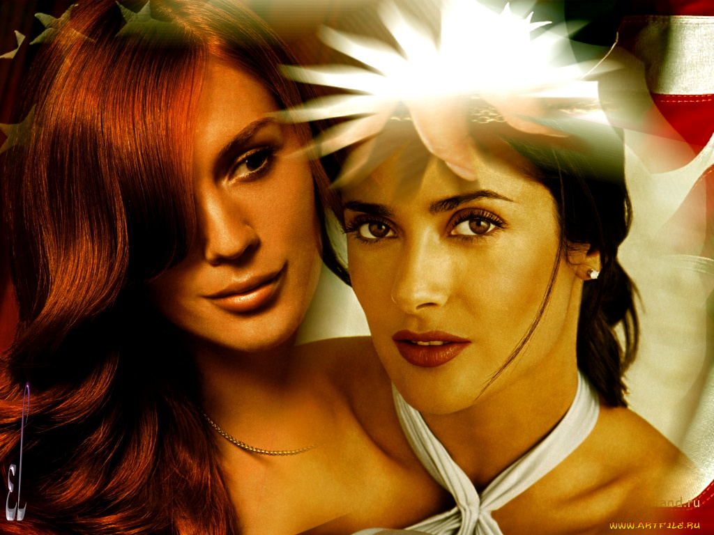 Salma, Hayek, el, 20, девушки