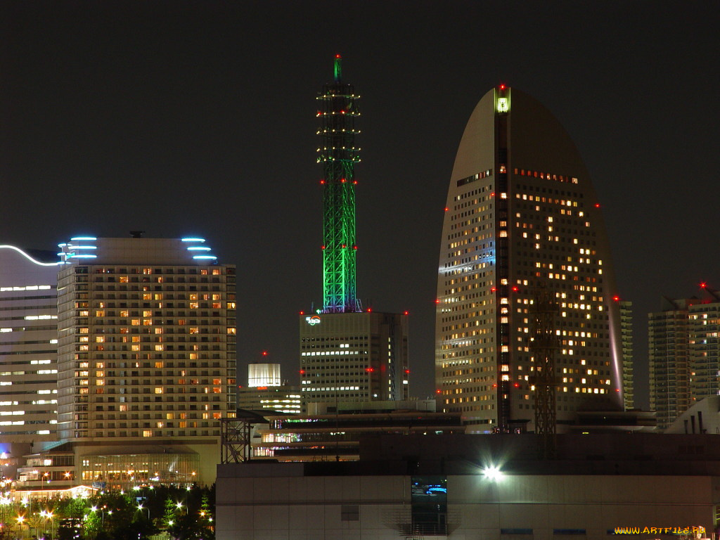 города, йокогама, Япония