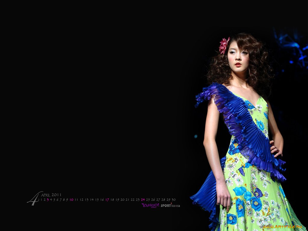 календари, девушки