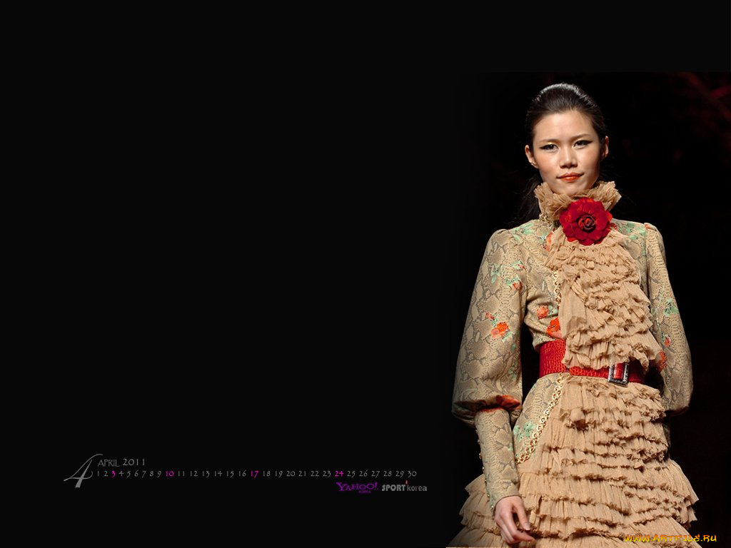 календари, девушки